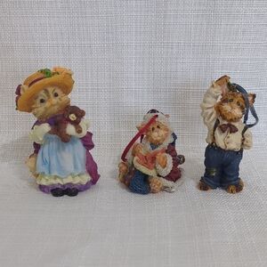Vintage Boyds Bears Charming‎ Mice Figurines Set of 3 - Multicolor